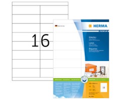 Kleebisetiketid Herma Premium - 105x33.8mm, 100 lehte